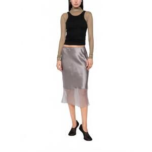 NEW THE GARMENT catania midi skirt in smoke